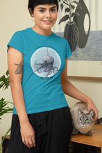 Load image into Gallery viewer, Yog-Sothoth Cat Toy Women's short sleeve t-shirt