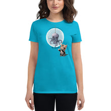 Load image into Gallery viewer, Yog-Sothoth Cat Toy Women&#39;s short sleeve t-shirt
