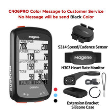 Load image into Gallery viewer, Magene C406 Pro Bike GPS Computer MTB Road Cycle Smart Wireless Waterproof Speedometer Bicycle Odometer