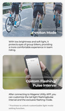 Load image into Gallery viewer, Magene Bike Radar Tail Light Headliight Bicycle Smart Rear Lighting Saddle Seatpost Ebike LED Cycling Taillight