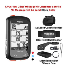 Load image into Gallery viewer, Magene C406 Pro Bike GPS Computer MTB Road Cycle Smart Wireless Waterproof Speedometer Bicycle Odometer