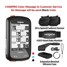 Load image into Gallery viewer, Magene C406 Pro Bike GPS Computer MTB Road Cycle Smart Wireless Waterproof Speedometer Bicycle Odometer