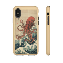 Load image into Gallery viewer, Cthulhu Wave Ukiyo-e Tough Case