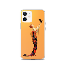Load image into Gallery viewer, Art-Deco Lady with a Demon Dog iPhone Case