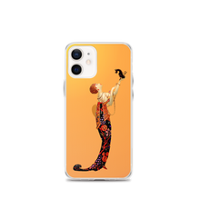 Load image into Gallery viewer, Art-Deco Lady with a Demon Dog iPhone Case