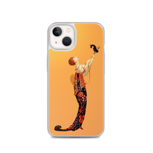 Load image into Gallery viewer, Art-Deco Lady with a Demon Dog iPhone Case