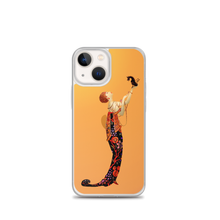 Load image into Gallery viewer, Art-Deco Lady with a Demon Dog iPhone Case
