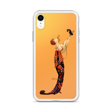 Load image into Gallery viewer, Art-Deco Lady with a Demon Dog iPhone Case