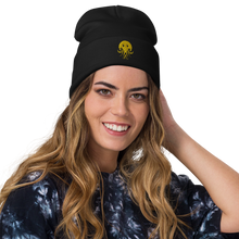 Load image into Gallery viewer, Embroidered Cthulhu Smiley Beanie