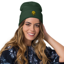 Load image into Gallery viewer, Embroidered Cthulhu Smiley Beanie