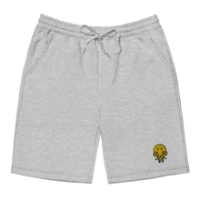 Load image into Gallery viewer, Smiley Cthulhu -Men's Embroidered Fleece Shorts