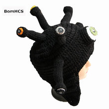 Load image into Gallery viewer, Crocheted Alien Beanie