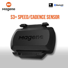 Load image into Gallery viewer, Magene S3+ Speed/Cadence sensors and optional H303 Heart Sensor with ANT+ Bluetooth connectivity