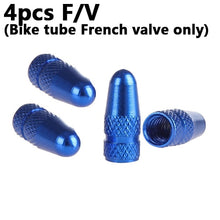 Load image into Gallery viewer, 4 piece Aluminum Alloy Presta Valve Cap