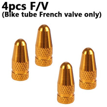 Load image into Gallery viewer, 4 piece Aluminum Alloy Presta Valve Cap
