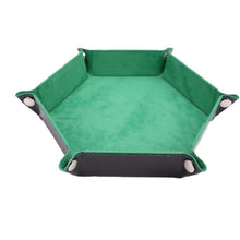 Load image into Gallery viewer, Faux Leather Folding Hexagonal Tray