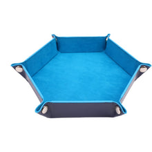 Load image into Gallery viewer, Faux Leather Folding Hexagonal Tray