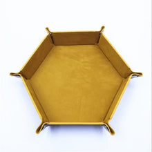 Load image into Gallery viewer, Faux Leather Folding Hexagonal Tray