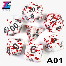 Load image into Gallery viewer, Another 7-piece polyhedral dice set. ;-)