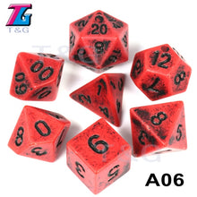 Load image into Gallery viewer, Another 7-piece polyhedral dice set. ;-)