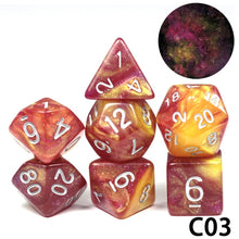 Load image into Gallery viewer, Another 7-piece polyhedral dice set. ;-)