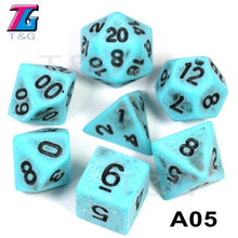 Load image into Gallery viewer, Another 7-piece polyhedral dice set. ;-)