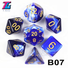 Load image into Gallery viewer, Another 7-piece polyhedral dice set. ;-)