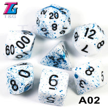 Load image into Gallery viewer, Another 7-piece polyhedral dice set. ;-)