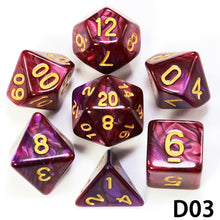 Load image into Gallery viewer, Another 7-piece polyhedral dice set. ;-)