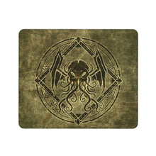 Load image into Gallery viewer, Cthulhu on Old Leather (faux) Mouse Pad