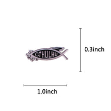Load image into Gallery viewer, Cthulhu Fish Pin