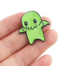 Load image into Gallery viewer, 'Kawaii'  Cthulhu Enamel Pin