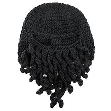 Load image into Gallery viewer, Cthulhu Tentacle Crochet Beanie Hat /Wind Mask
