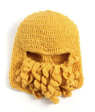 Load image into Gallery viewer, Cthulhu Tentacle Crochet Beanie Hat /Wind Mask