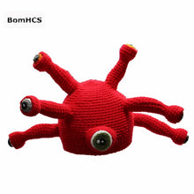 Load image into Gallery viewer, Crocheted Alien Beanie