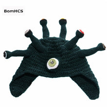 Load image into Gallery viewer, Crocheted Alien Beanie