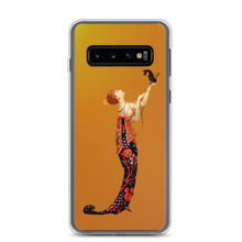 Load image into Gallery viewer, Art-Deco Lady with a Demon Dog Samsung Case