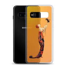 Load image into Gallery viewer, Art-Deco Lady with a Demon Dog Samsung Case