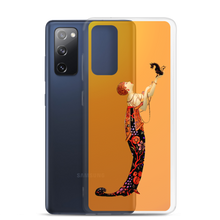 Load image into Gallery viewer, Art-Deco Lady with a Demon Dog Samsung Case