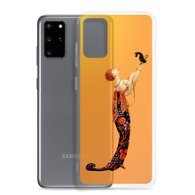 Load image into Gallery viewer, Art-Deco Lady with a Demon Dog Samsung Case