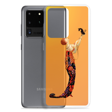Load image into Gallery viewer, Art-Deco Lady with a Demon Dog Samsung Case