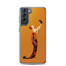 Load image into Gallery viewer, Art-Deco Lady with a Demon Dog Samsung Case