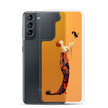 Load image into Gallery viewer, Art-Deco Lady with a Demon Dog Samsung Case