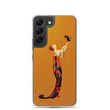 Load image into Gallery viewer, Art-Deco Lady with a Demon Dog Samsung Case