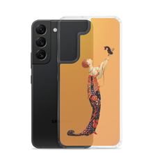 Load image into Gallery viewer, Art-Deco Lady with a Demon Dog Samsung Case
