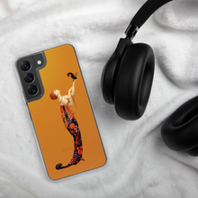 Load image into Gallery viewer, Art-Deco Lady with a Demon Dog Samsung Case