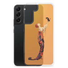 Load image into Gallery viewer, Art-Deco Lady with a Demon Dog Samsung Case