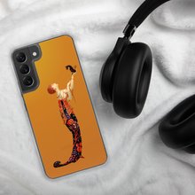 Load image into Gallery viewer, Art-Deco Lady with a Demon Dog Samsung Case
