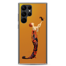 Load image into Gallery viewer, Art-Deco Lady with a Demon Dog Samsung Case