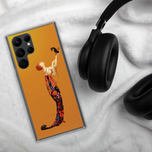 Load image into Gallery viewer, Art-Deco Lady with a Demon Dog Samsung Case